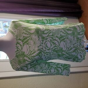 Talbots Cotton Island Top SZ MD